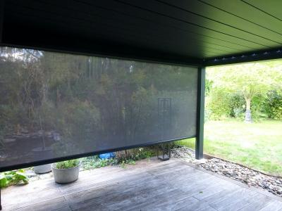 POSE D'UNE PERGOLA BIOCLIMATIQUE À LAVENTIE