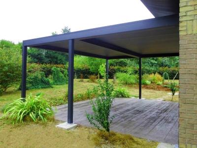 POSE D'UNE PERGOLA BIOCLIMATIQUE À DUNKERQUE