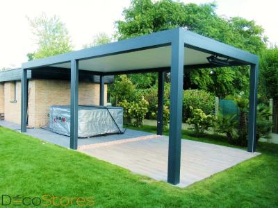 POSE D'UNE PERGOLA BIOCLIMATIQUE À COUDEKERQUE