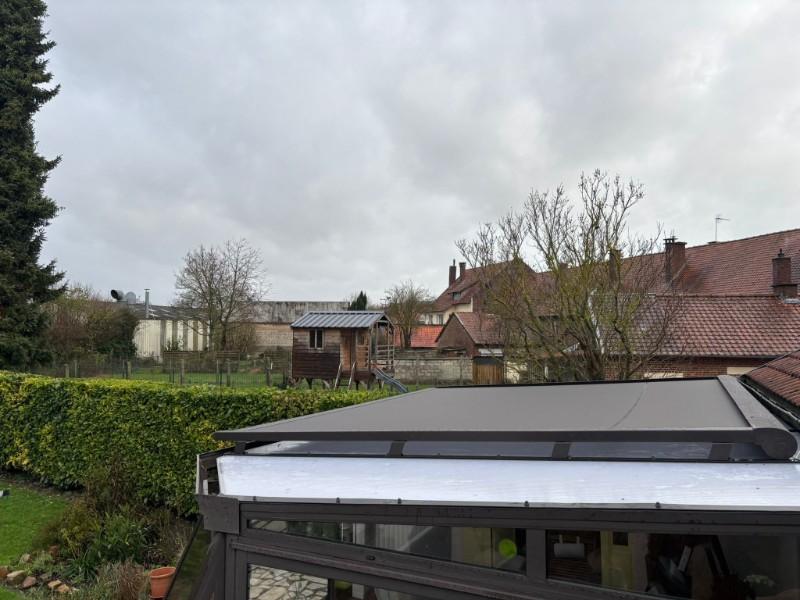 Installation d'un store de toiture de véranda à Auxi le Château