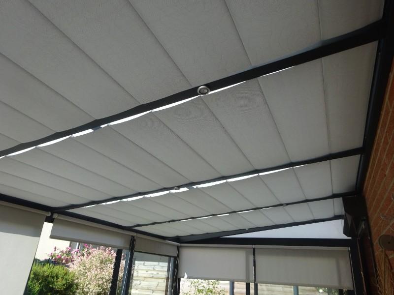 POSE DE STORES DE TOITURE DE VERANDA A ORSINVAL