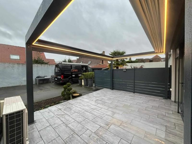 Installation d'une Pergola FLY à ORCHIES