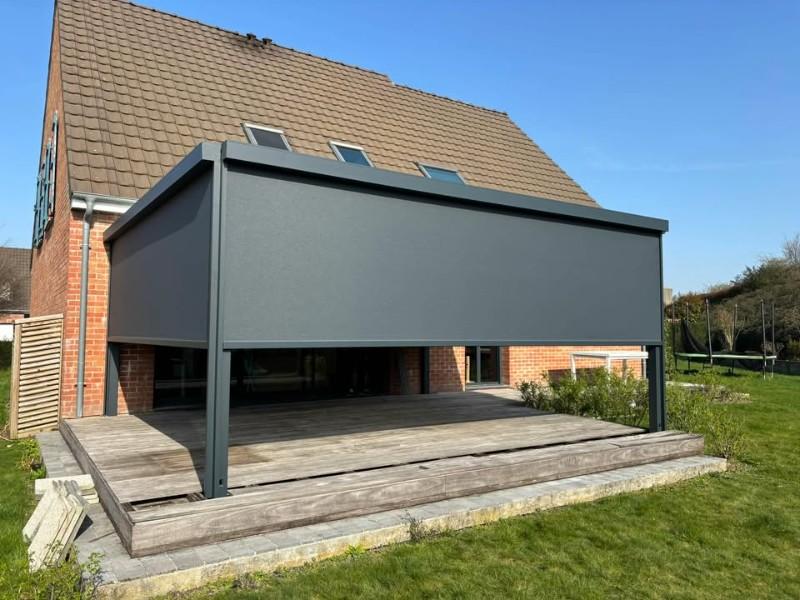 Installation d'une Pergola FLY à ERQUINGHEM LYS