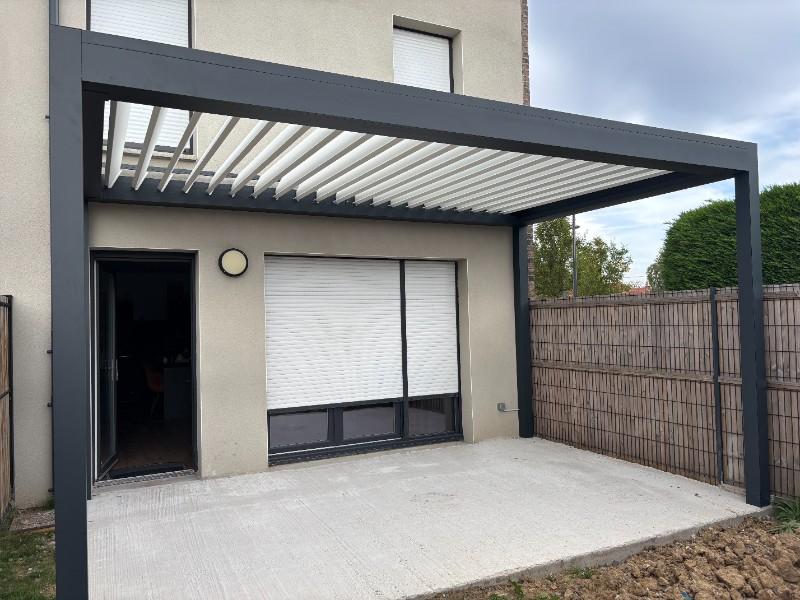 Pose d'une Pergola Bioclimatique à Nieppe