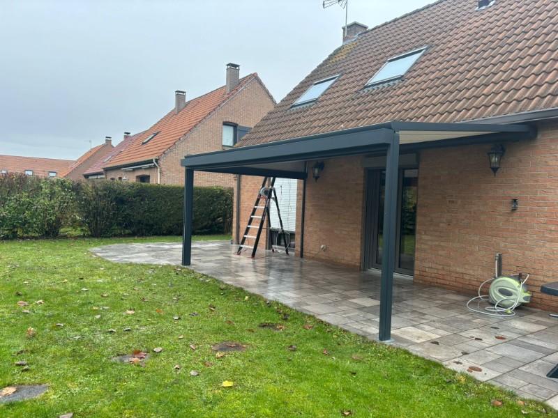 Installation d'une Pergola toile à Erquinghem Lys