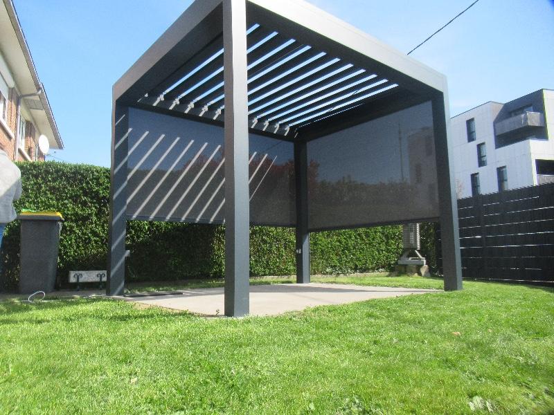 Une nouvelle pergola installée à Comines pour profiter de l’extérieur