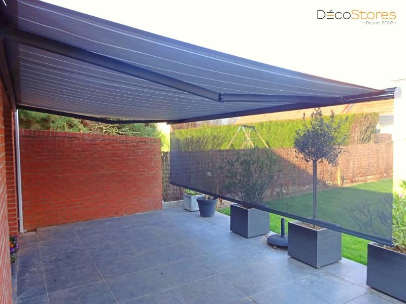 POSE D'UN STORE DE TERRASSE À FROMELLES DANS LE NORD DES HAUTS-DE-FRANCE