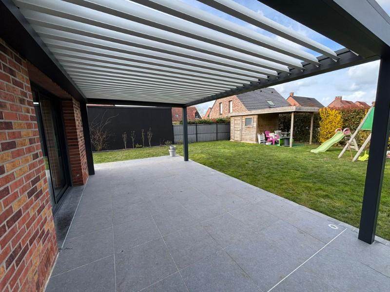 Installation d'une Pergola Bioclimatique à Fleurbaix