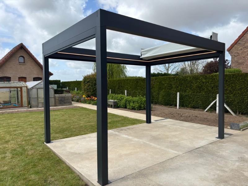 Pose d'une Pergola FLY à ZUYTPEENE