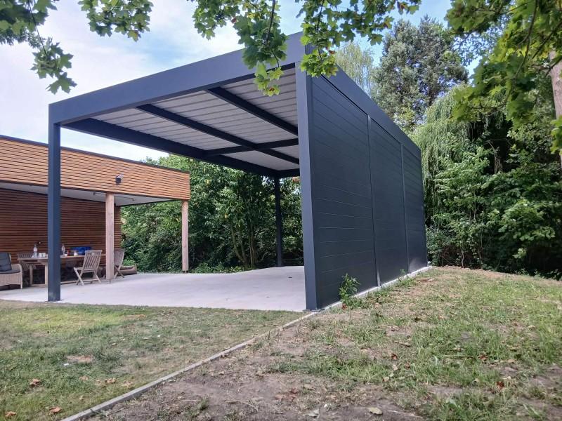 Pose d'un CARPORT à Sailly sur la lys