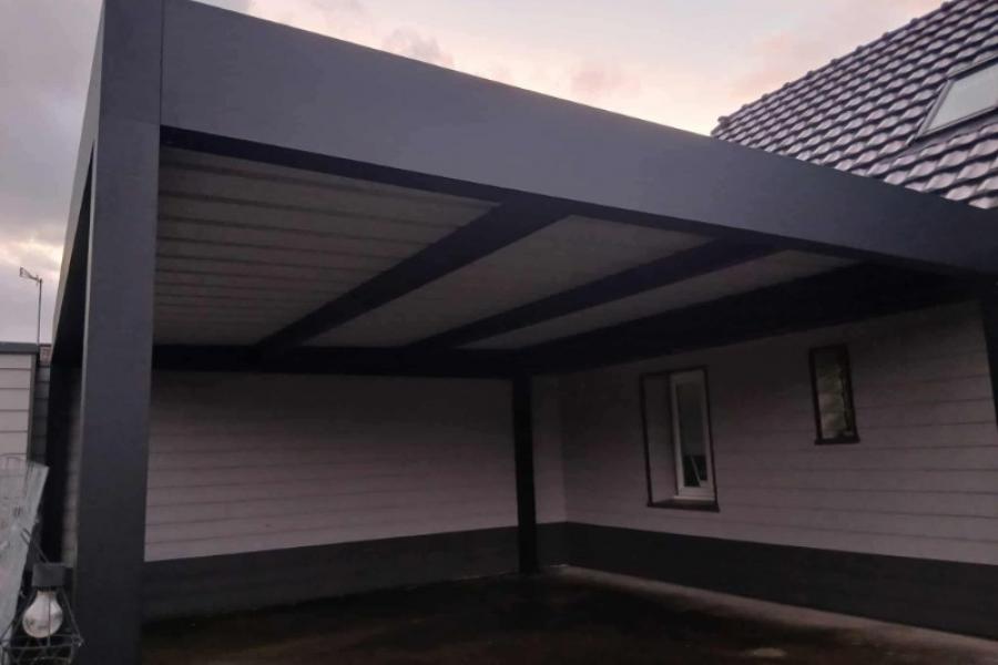 Installation d'un Caport à Delettes Installation d'un Caport à Delettes