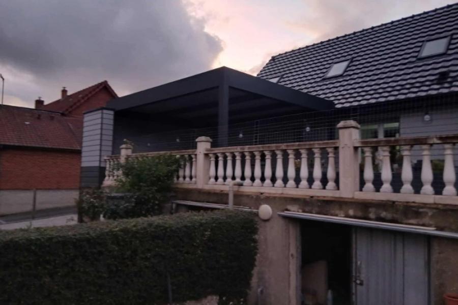 Installation d'un Caport à Delettes Installation d'un Caport à Delettes