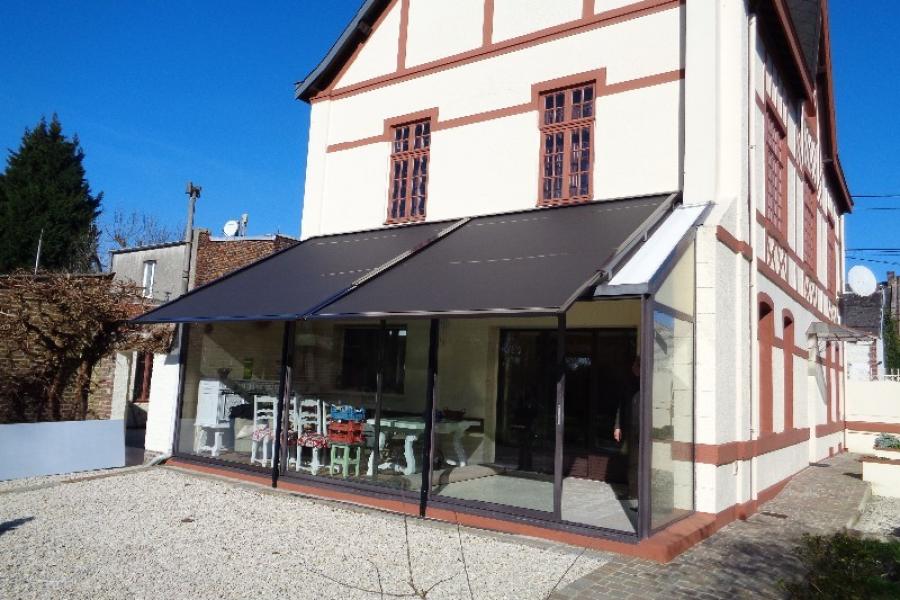 Store extérieur de toiture de véranda - Raillencourt-Sainte-Olle