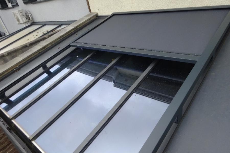 Installation d’un store de toiture de véranda à Erquinghem-Lys