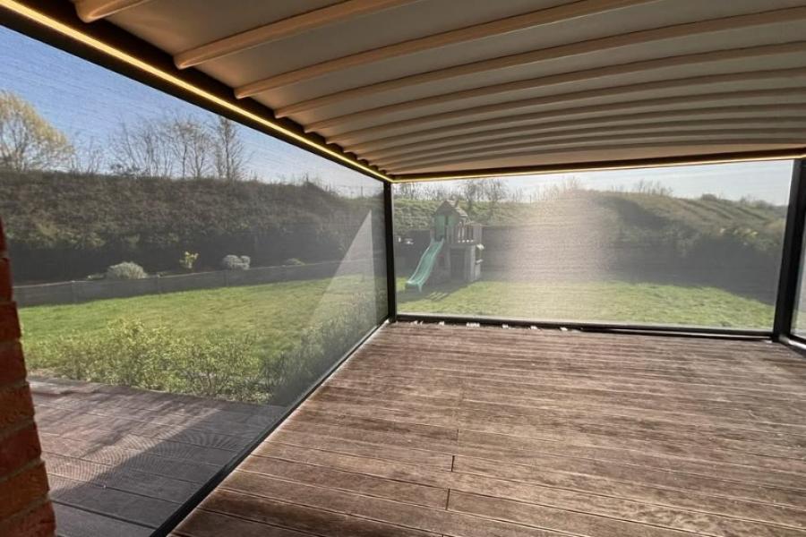 Installation d'une Pergola FLY à ERQUINGHEM LYS