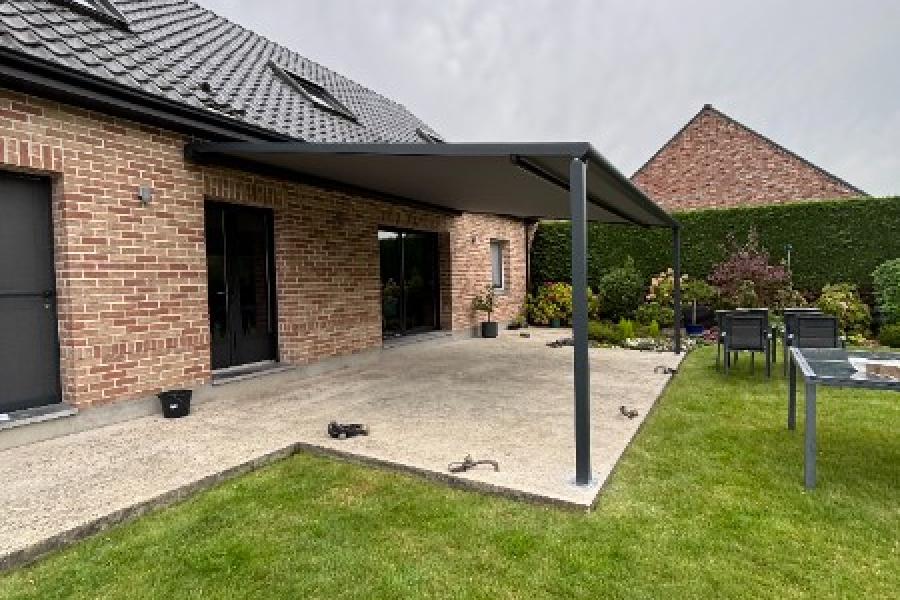 Installation d'une Pergola toile à Raismes
