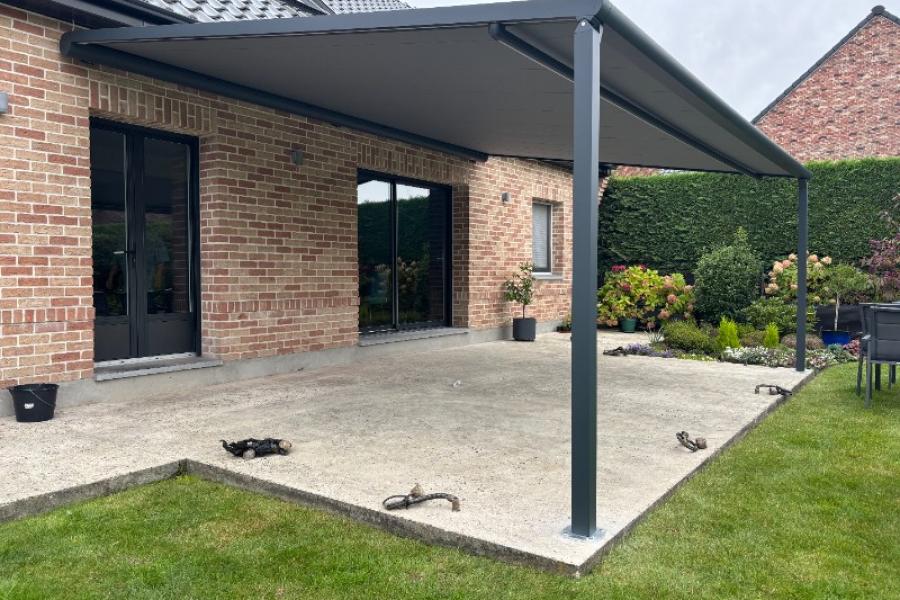 Installation d'une Pergola toile à Raismes