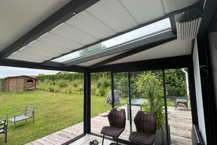 Installation de stores de toiture de véranda à PERNES LES BOULOGNE