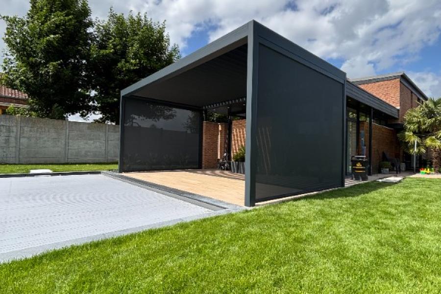 Installation d'une Pergola Bioclimatique à Gondecourt