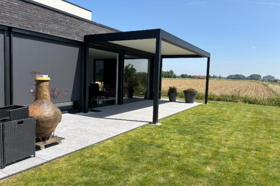 Installation d'une Pergola Bioclimatique à DEULEMONT