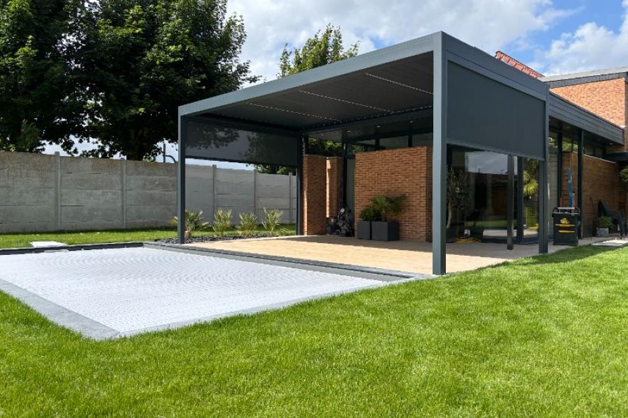 Installation d'une Pergola Bioclimatique à Gondecourt