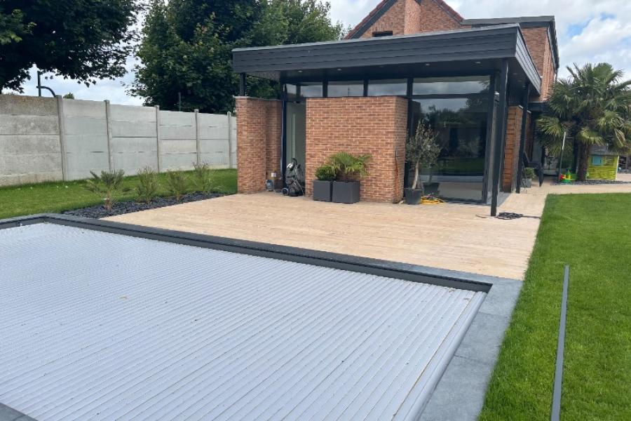 Installation d'une Pergola Bioclimatique à Gondecourt