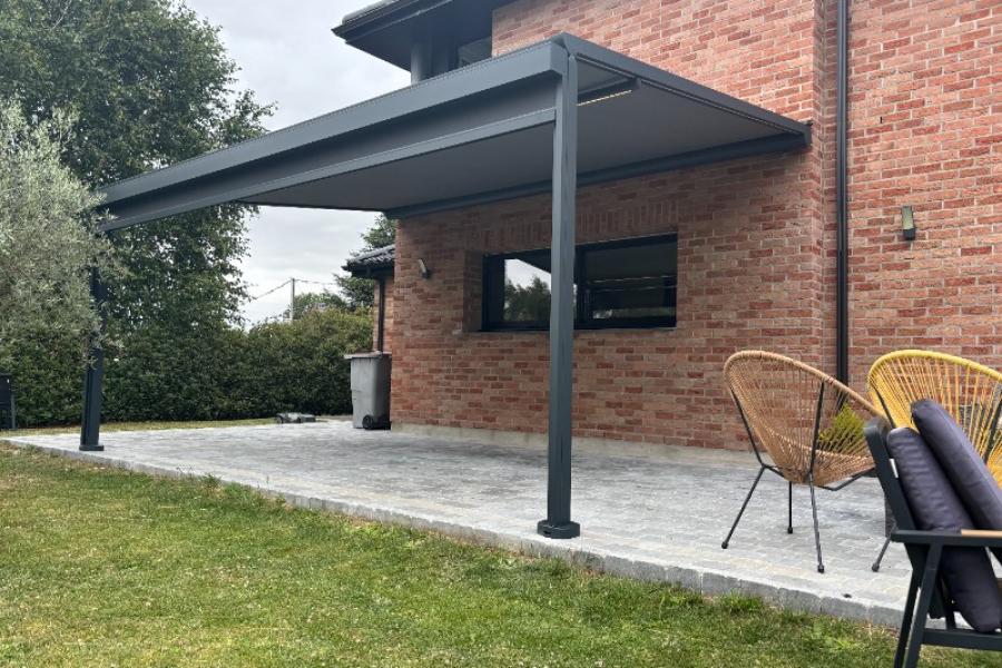 Installation d'une Pergola toile à FLINES LEZ RACHES