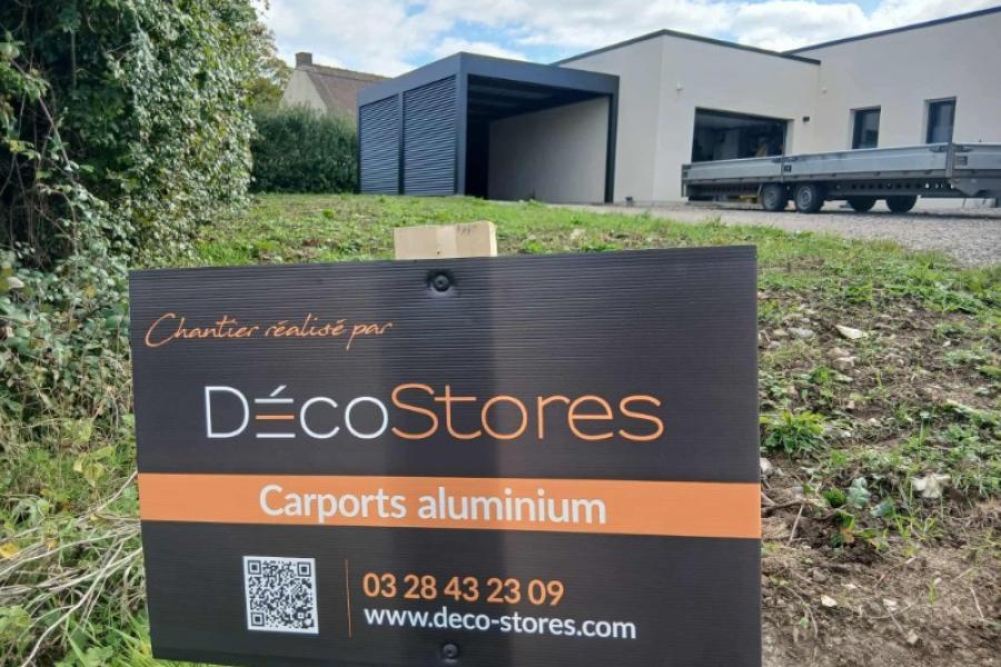 Installation d'un Carport à ST Jans Cappel Installation d'un Carport à ST Jans Cappel