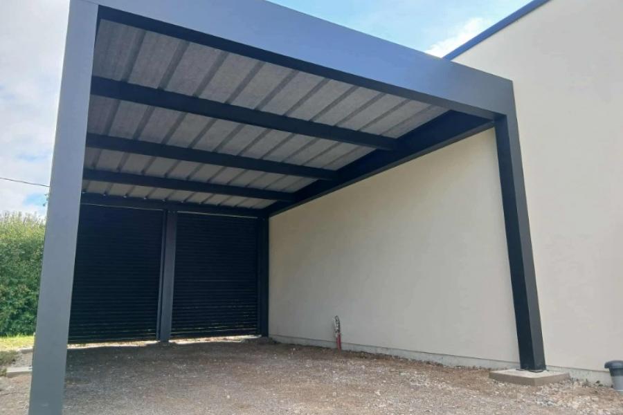 Installation d'un Carport à ST Jans Cappel Installation d'un Carport à ST Jans Cappel