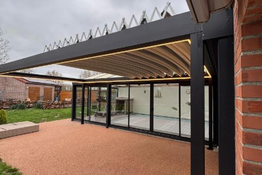 Installation d'une Pergola FLY à BOUVIGNIES