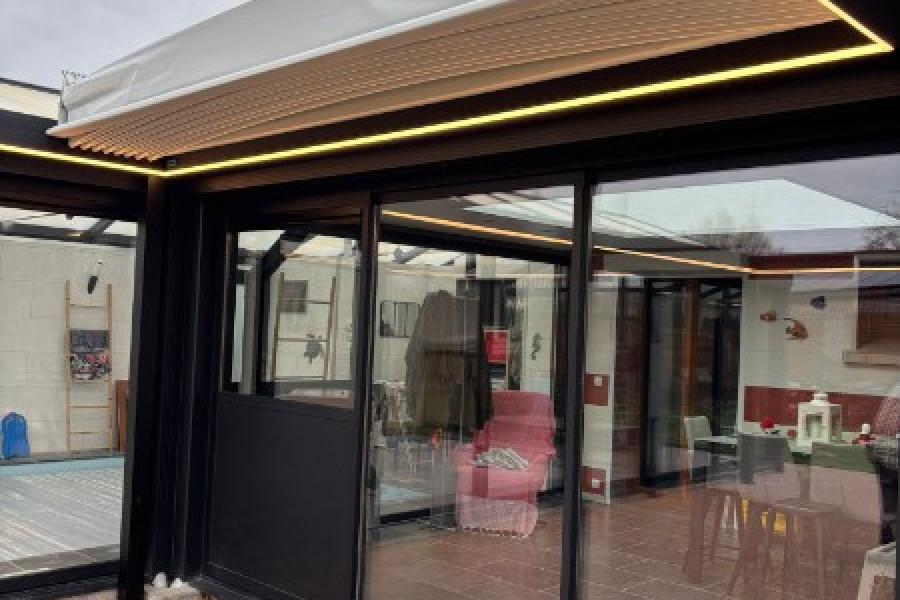 Installation d'une Pergola FLY à BOUVIGNIES
