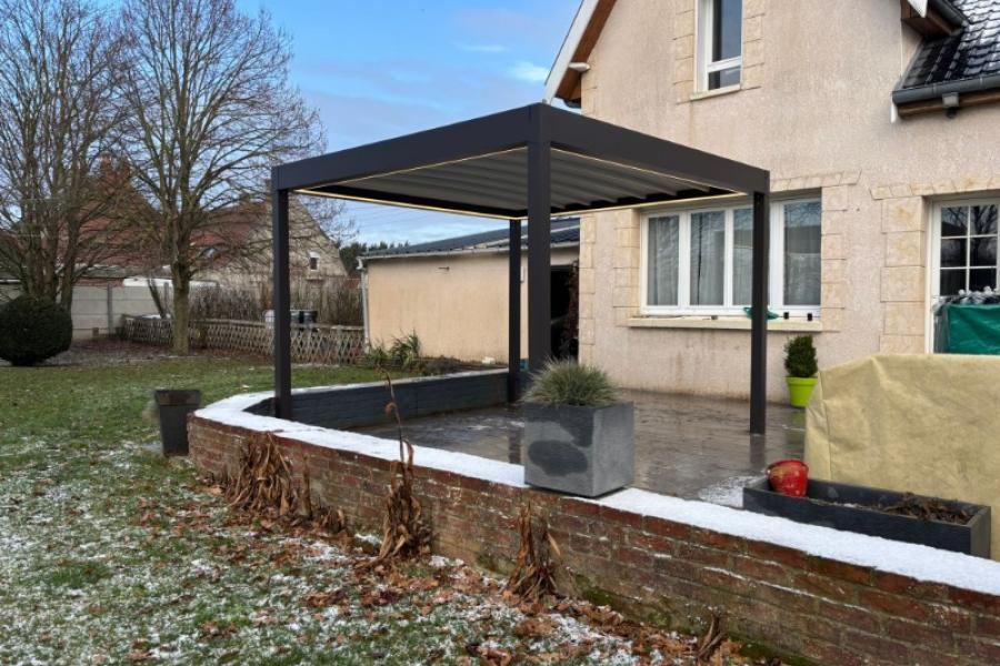 Installation d'une Pergola FLY à LILLERS