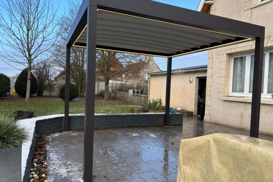 Installation d'une Pergola FLY à LILLERS