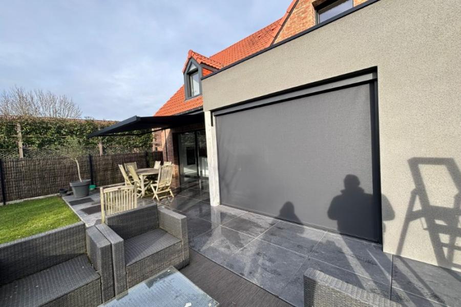 Installation d'un Store de terrasse et d'un Store Screen à TEMPLEUVE EN PEVELE