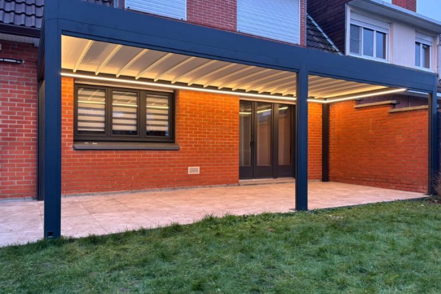 Installation d'une Pergola FLY à ERQUINGHEM LYS