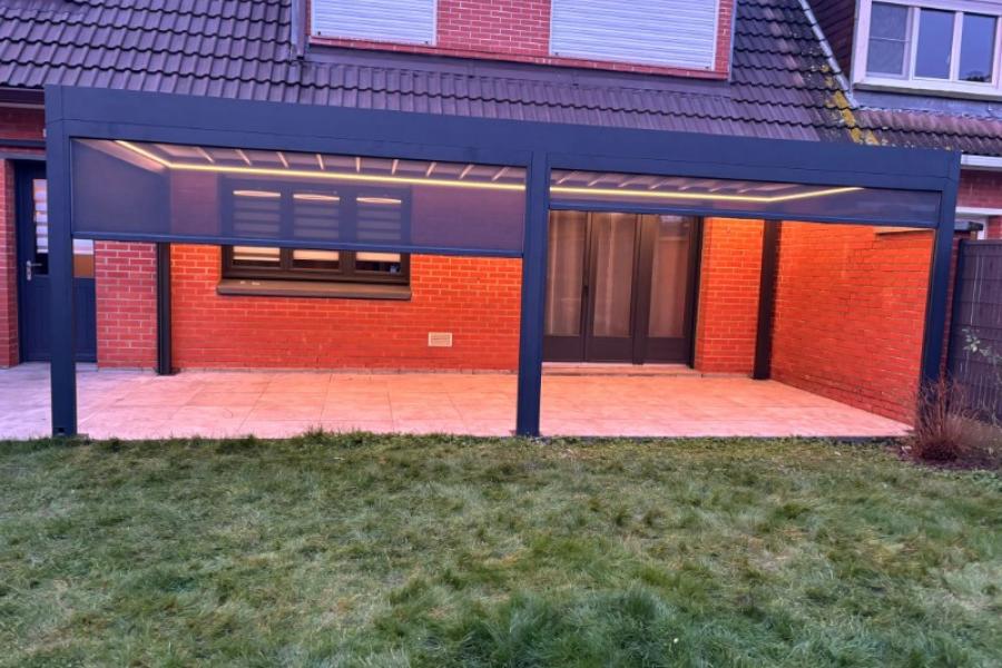 Installation d'une Pergola FLY à ERQUINGHEM LYS