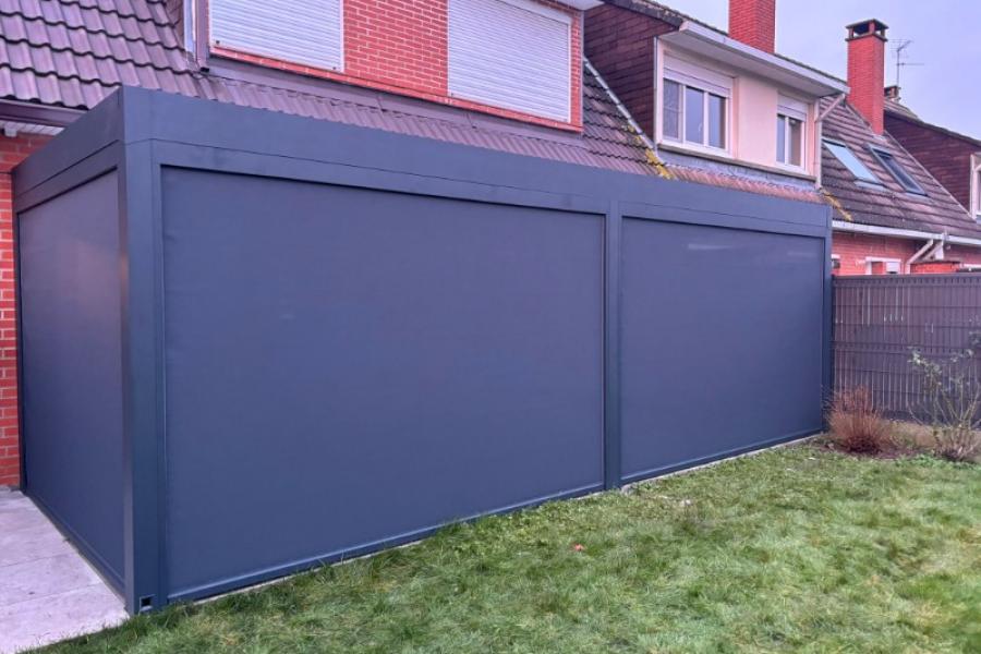 Installation d'une Pergola FLY à ERQUINGHEM LYS