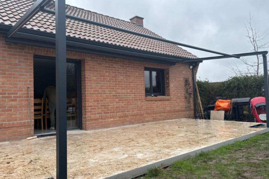 Installation d'une Pergola Toile à Lewarde