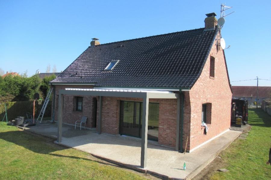 Pergola bioclimatique - Calonne sur la Lys