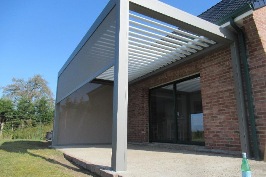 Pergola bioclimatique - Calonne sur la Lys