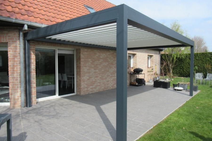 Pergola bioclimatique - Sailly sur la Lys 