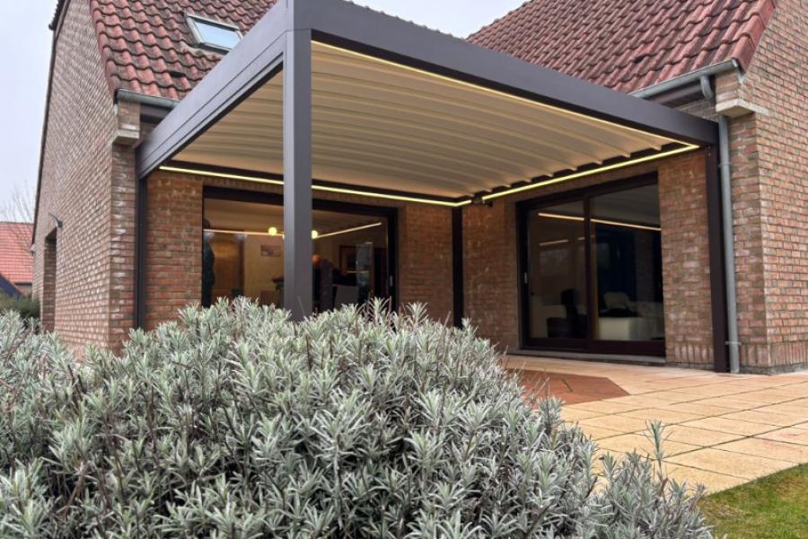 Installation d'une Pergola FLY à la CHAPELLE D'ARMENTIERES