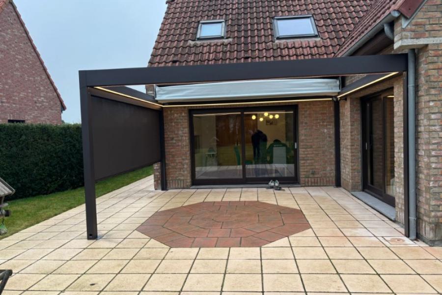 Installation d'une Pergola FLY à la CHAPELLE D'ARMENTIERES