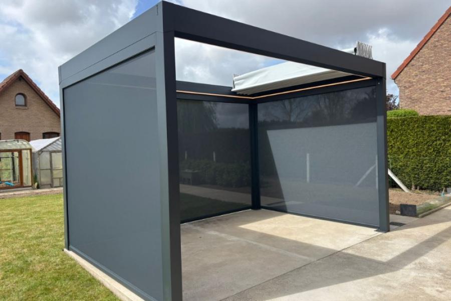 Pose d'une Pergola FLY à ZUYTPEENE