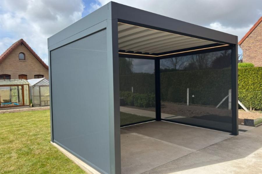 Pose d'une Pergola FLY à ZUYTPEENE