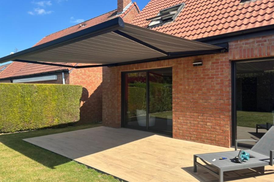 Pose d'un store de terrasse à RONCHIN