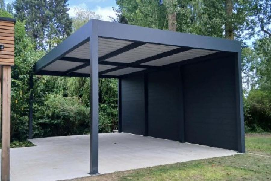 Pose d'un CARPORT à Sailly sur la lys Pose d'un CARPORT à Sailly sur la lys