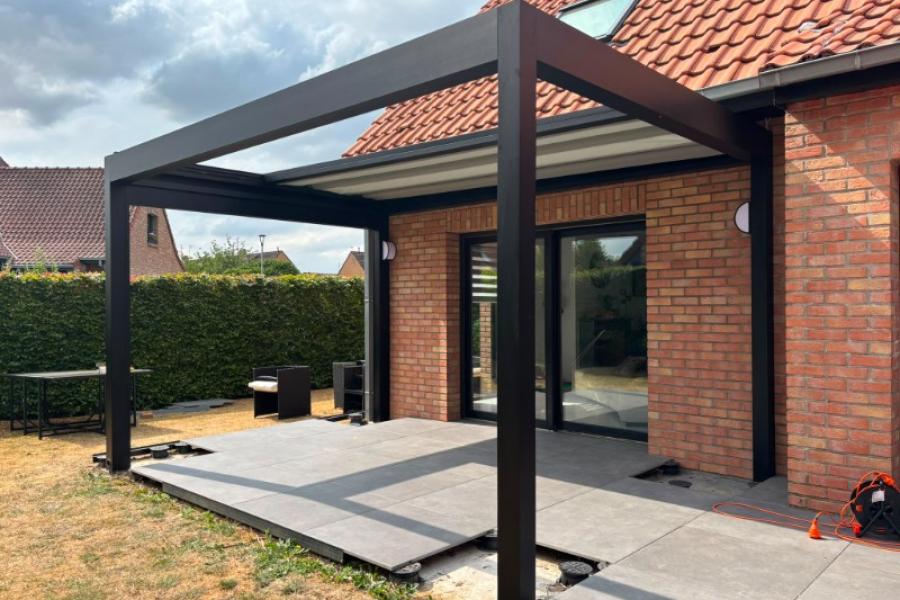 Installation d'une Pergola COMPACT à Santes