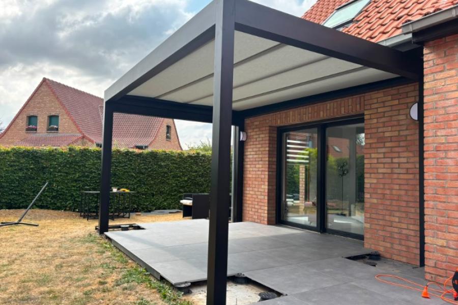 Installation d'une Pergola COMPACT à Santes