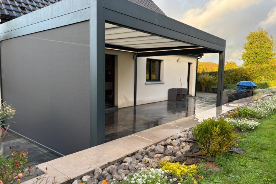 Installation d'une Pergola Compact à Quesques